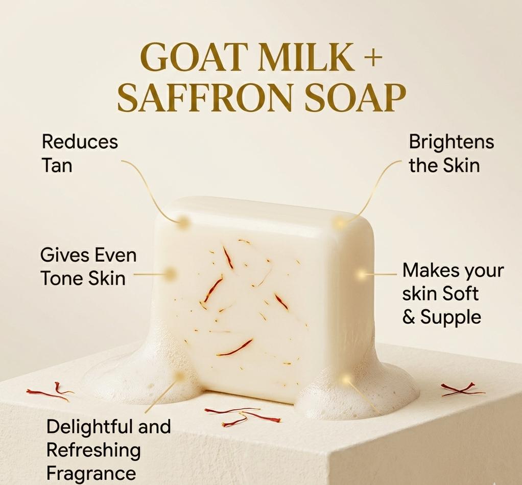 Goat Milk & Saffron Soap